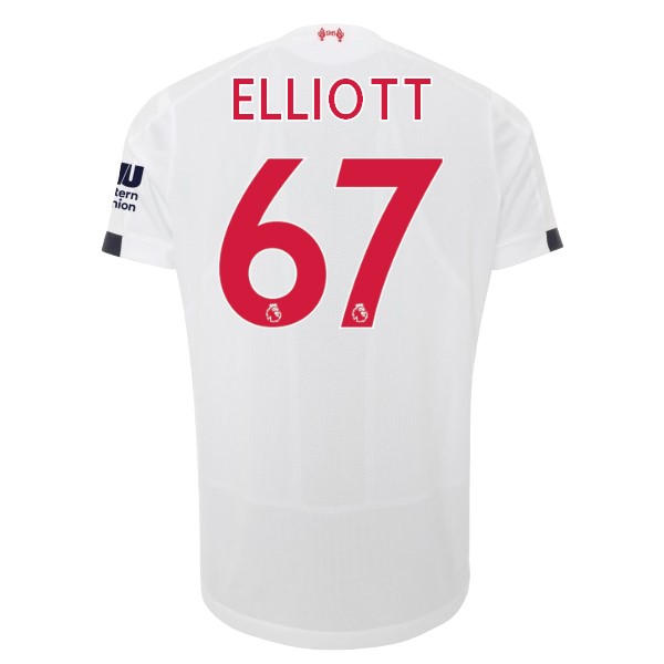 Camiseta Liverpool NO.67 Elliott 2ª 2019/20 Blanco